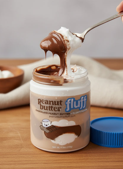 Chocolate Peanut Butter + Fluffy Fusion - Buy 1 Jar get 1